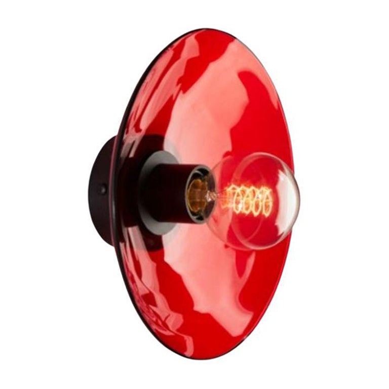 Acid Red Zénith Wall Light, XS by Radar For Sale