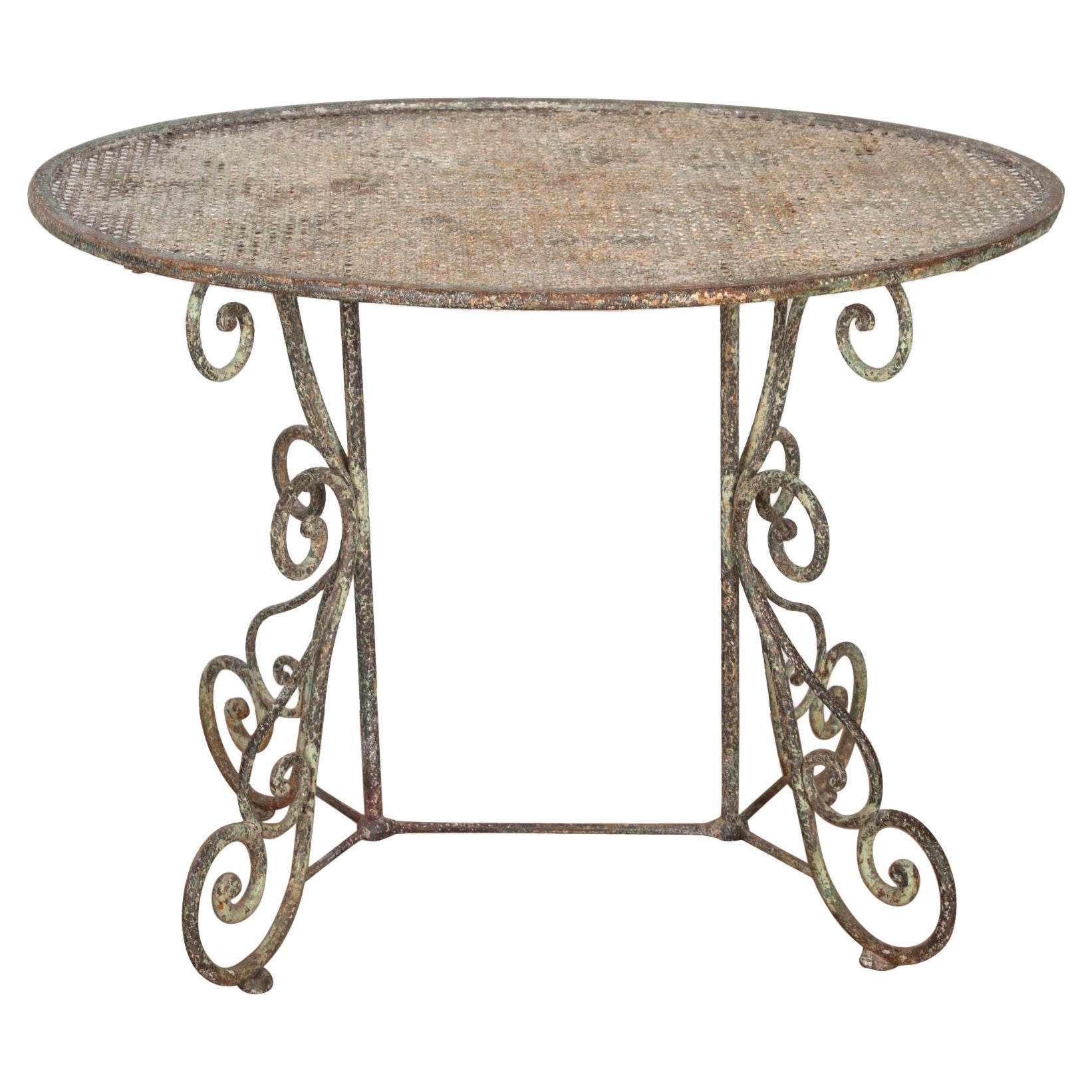 19th Century French Garden Table For Sale