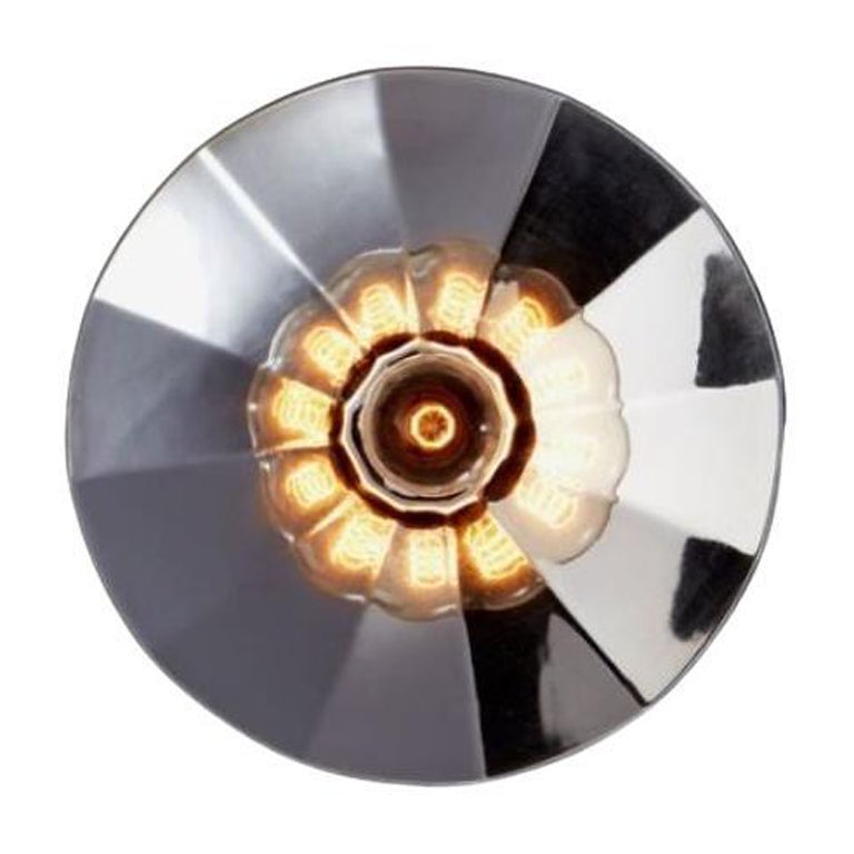 Silver Fractale Wall Light, Small by Radar For Sale
