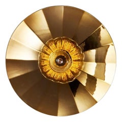 Goldfarbene Fractale-Wandleuchte, groß von Radar