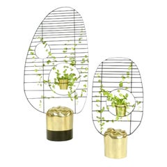 Set of 2 Zen Stone Screens, a & B by Masaya