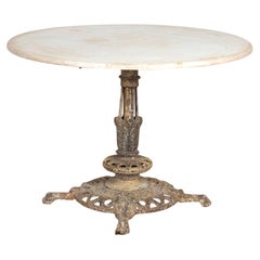 19th Century French Marble Top Gueridon