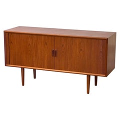 Svend Aage Larsen Tambour Door Credenza