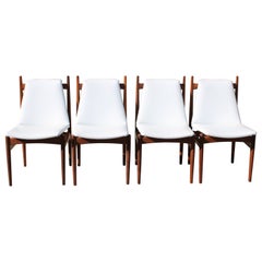Four Dining Chairs Attributed to Greta Grossman for Glenn of California