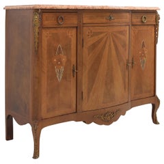 Art Deco Sideboard / Chest of Drawers / Dresser in Mahogany, circa 1925