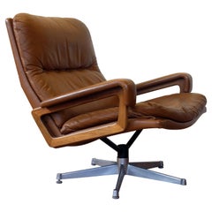 King Lounge Chair by André Vandenbrouck for Strässle, Switzerland, 1960s