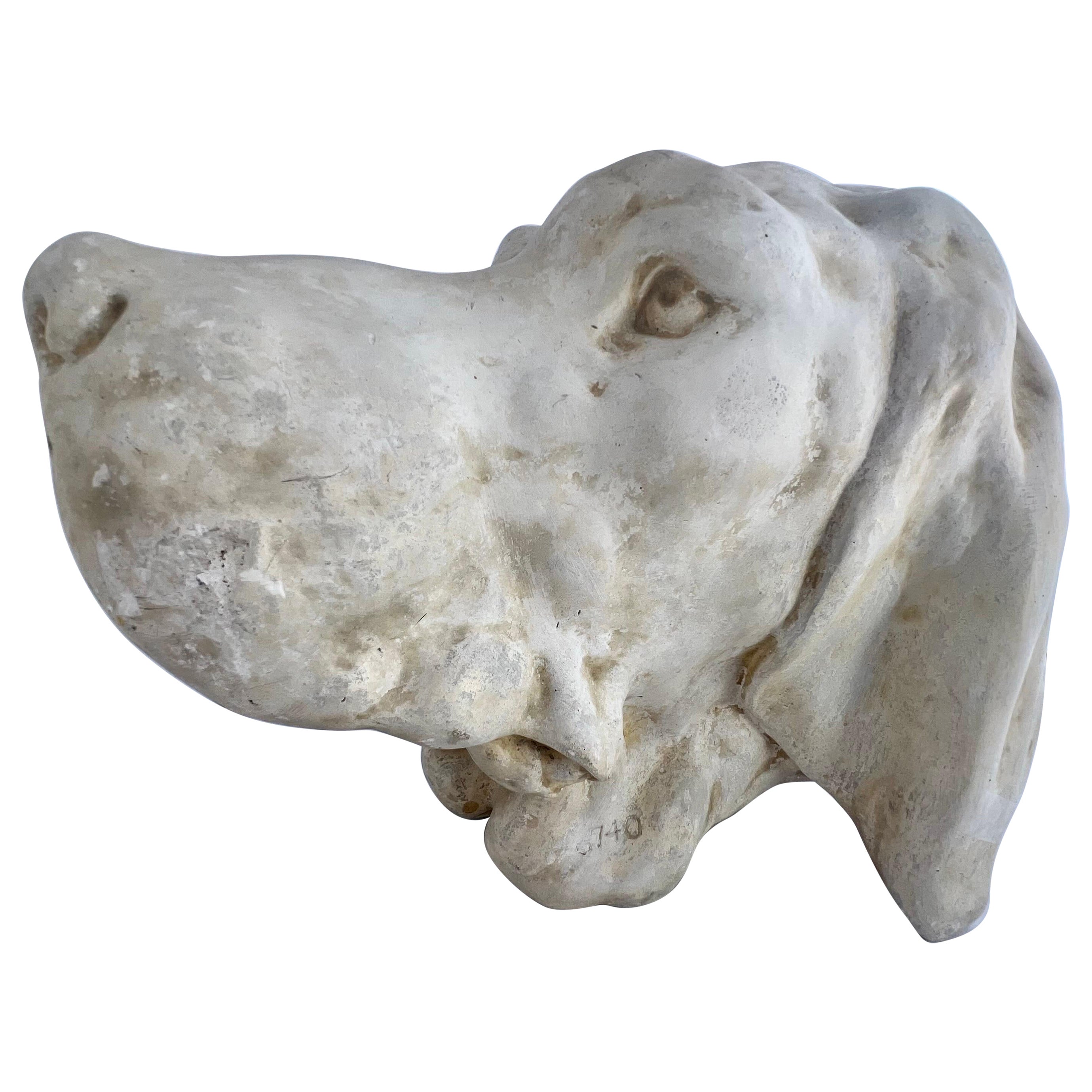 Oringinal Casting of a Pointer, Early 1900s by P.P. Caproni Bros of Boston