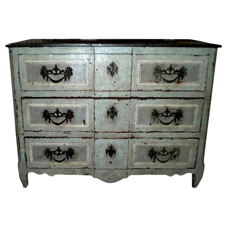 Grande Commode Louis XV du 18ème siècle