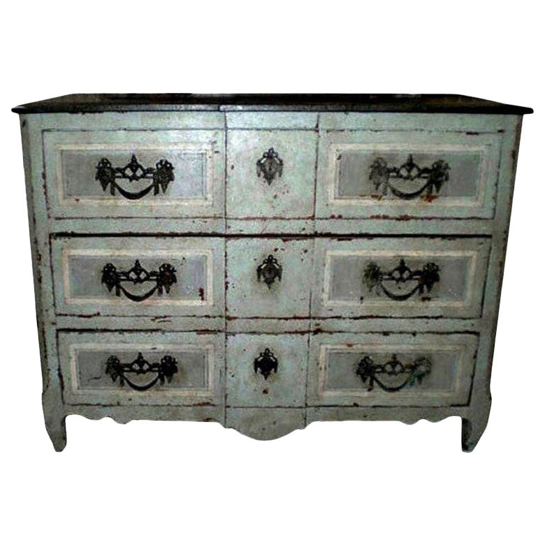 Grande commode francese Luigi XV del XVIII secolo in vendita
