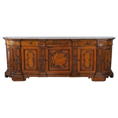 Carved Briar Sideboard, Mid-20th Century, Italy