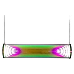 Iris Tube in Rosa-Grün von Sebastian Scherer