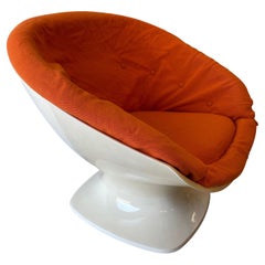 Retro Raphael Raffel Für Herman Miller: Egg Chair Aus Dem Space Age, 1965 Frankreich