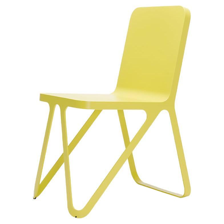 Sun Yellow Loop Chair by Sebastian Scherer