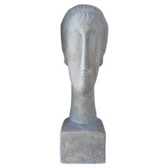 1960s Bust of Women After Modigliani