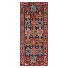 Retro Northwest Persian in Polychromatic Geometric Pattern