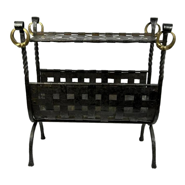 Italian Magazine Holder For Sale at 1stDibs