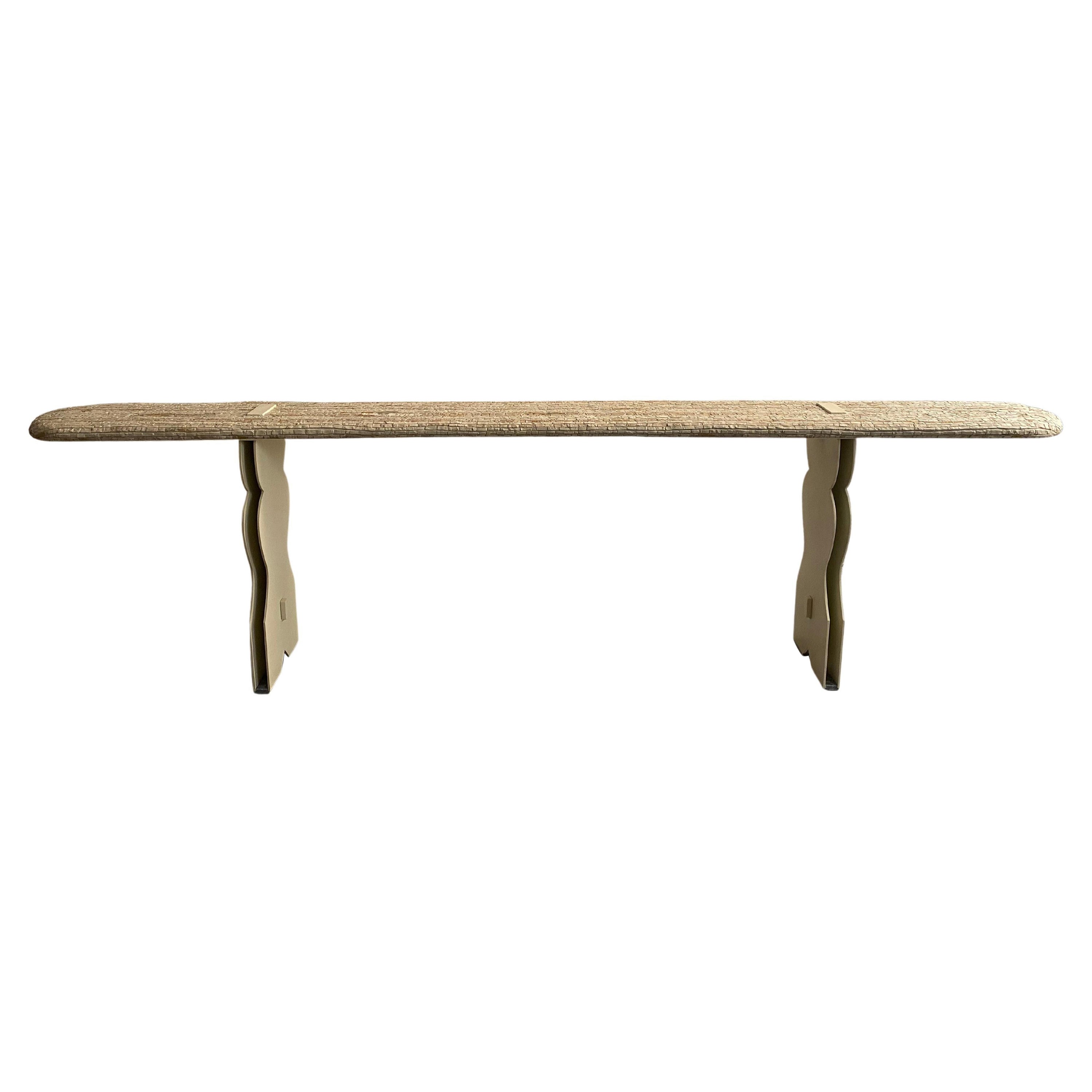 Panca Bossa Antique Bench by Yukiko Nagai For Sale