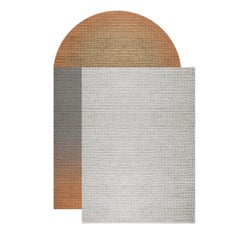 „Fade“ Teppich in Abaca-Farbe „Mahogany“ 200x300cm von Claire Vos für Musett Design