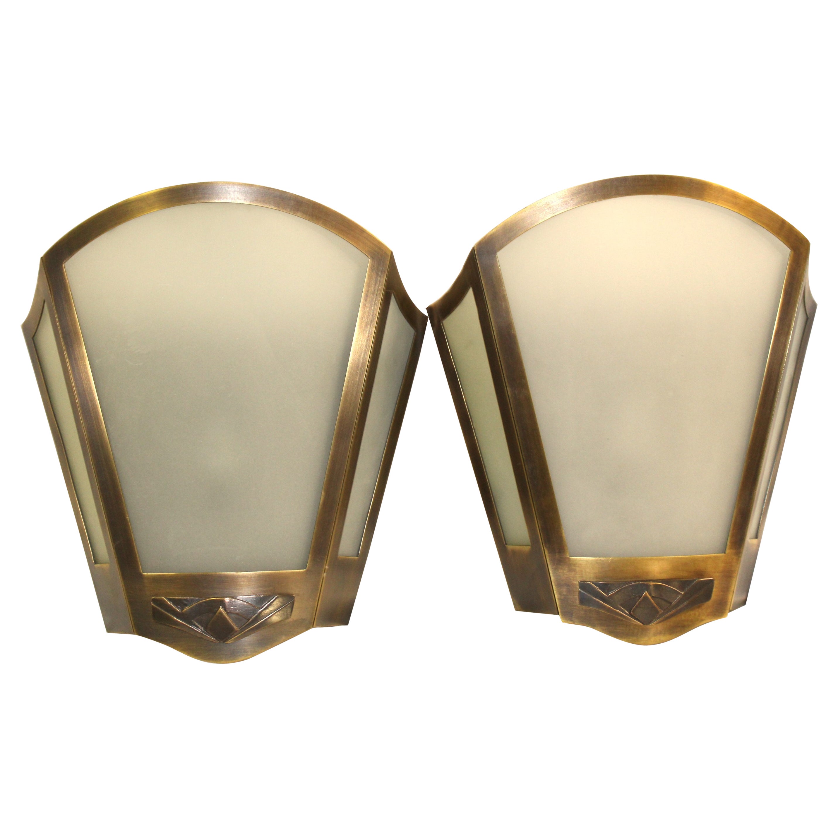 Mid-Century Modern 1990s Sconces Pair