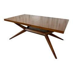 Vintage Harold Schwartz for Romweber Spider Leg Dining Table