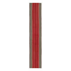 Vintage Qashqai Persian Kilim and Extra-Long Runner in Red, by Rug & Kilim