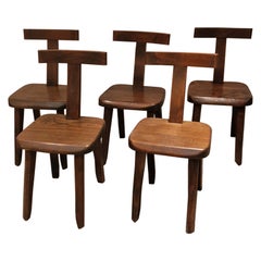 Brutalist Chairs from Olavi Hanninnen, Finland, 1960