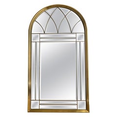 Brass Framed Mirror by LaBarge, Italy