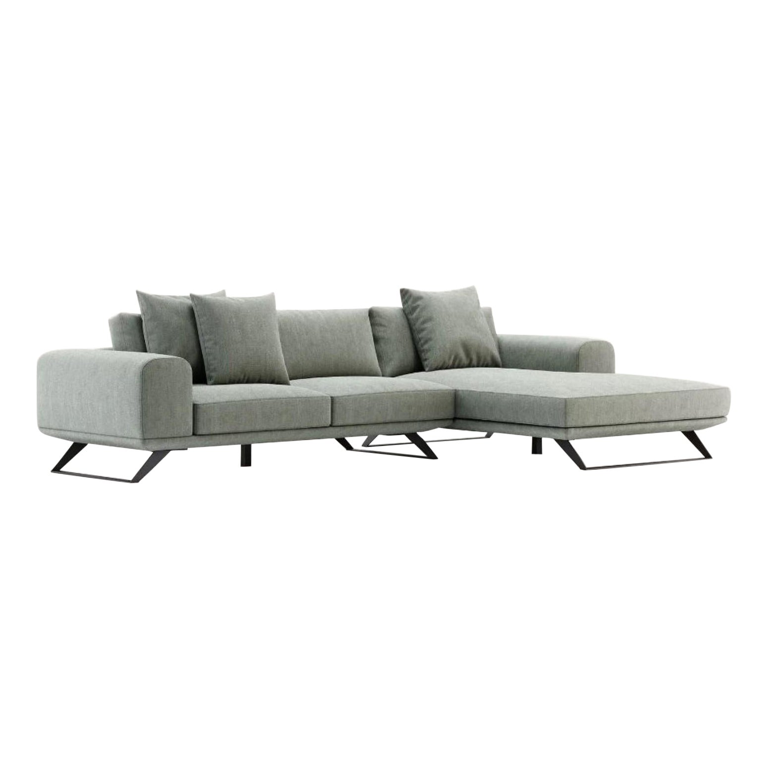Aniston Chaise Sofa by Domkapa For Sale