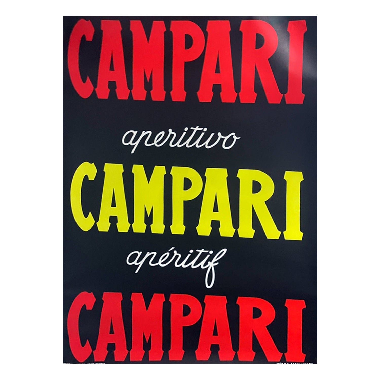 Affiche vintage d'origine Campari, Traub, 1959
