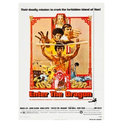 1973 Enter the Dragon Original Vintage Poster