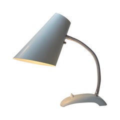 ASEA Sweden Adjustable Grey Industrial Table Lamp, 1950s