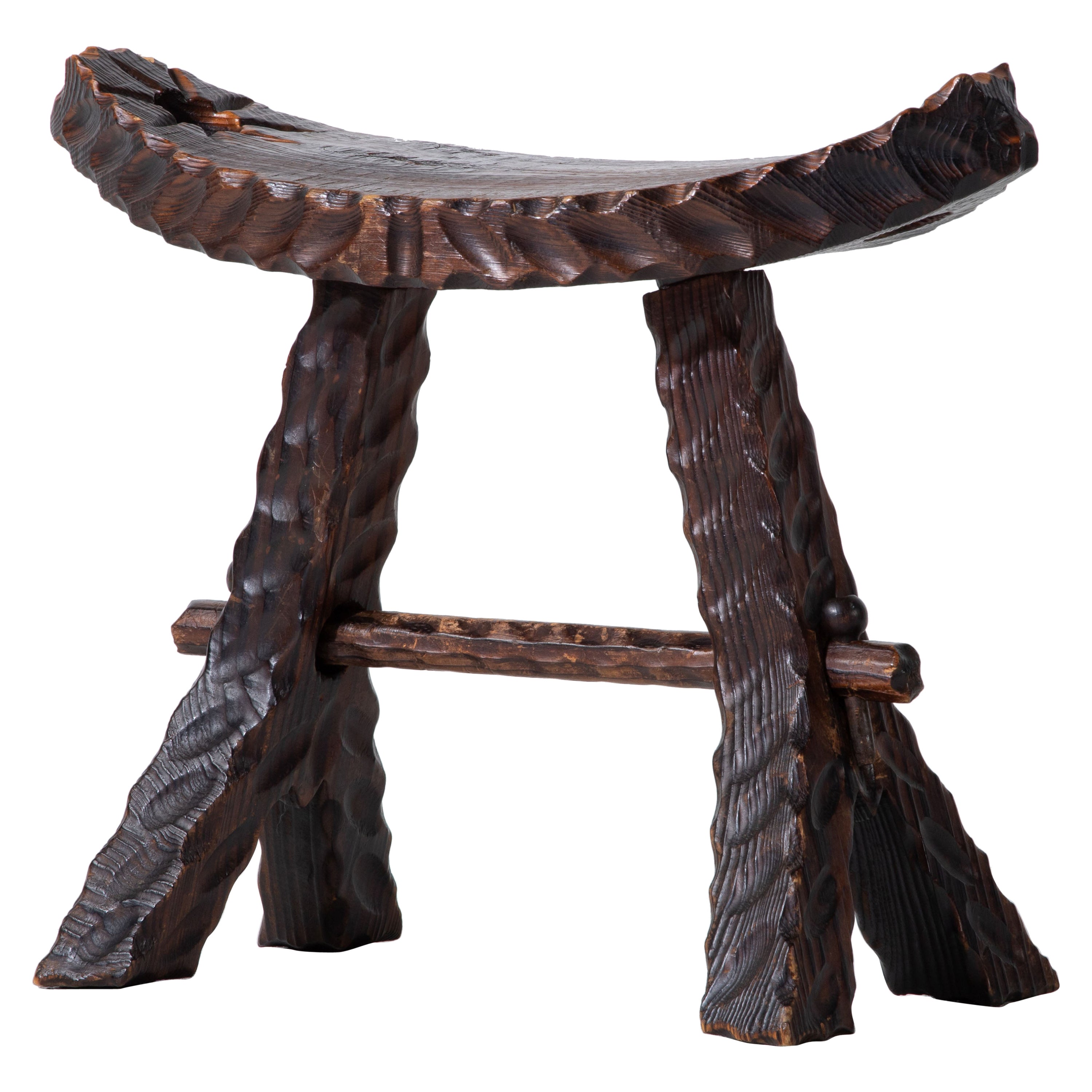 Tabouret primitif français