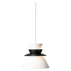 Contemporary Pendant Lamp 'Sundowner 250' by Lyfa, Black