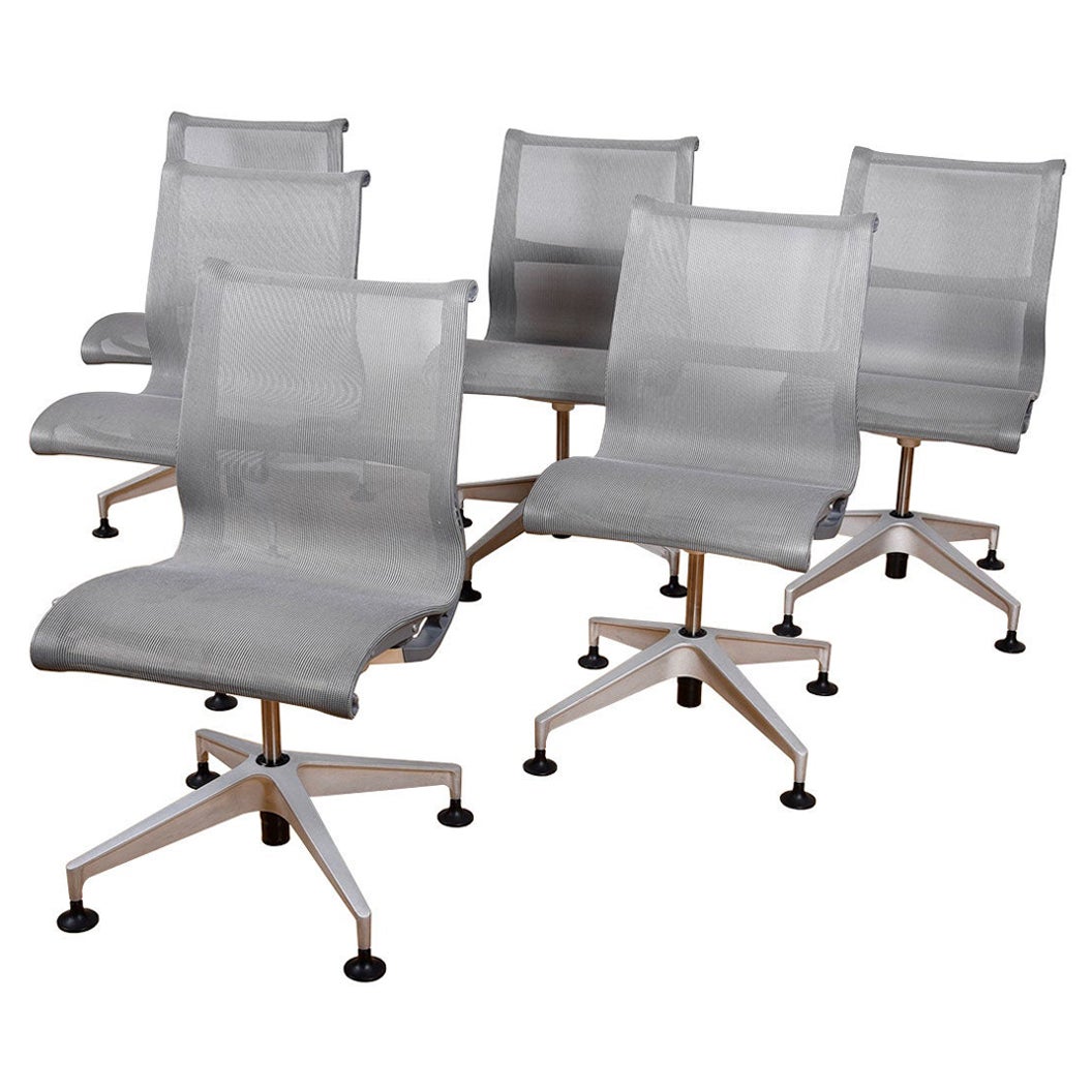 Set of 6 ‘Setu' Dining / Conference Chairs by Herman Miller For Sale