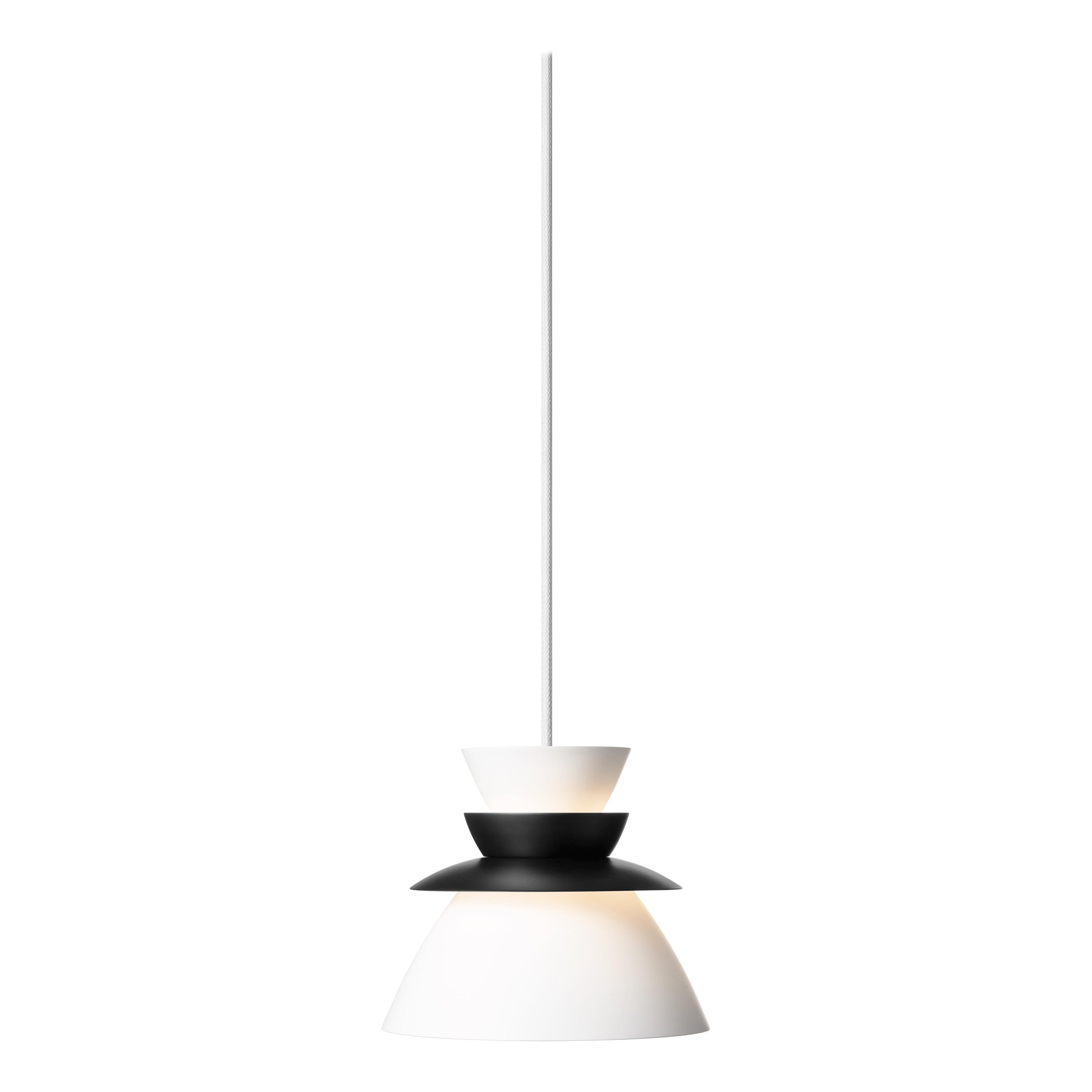 Contemporary Pendant Lamp 'Sundowner 175' by Lyfa, Black