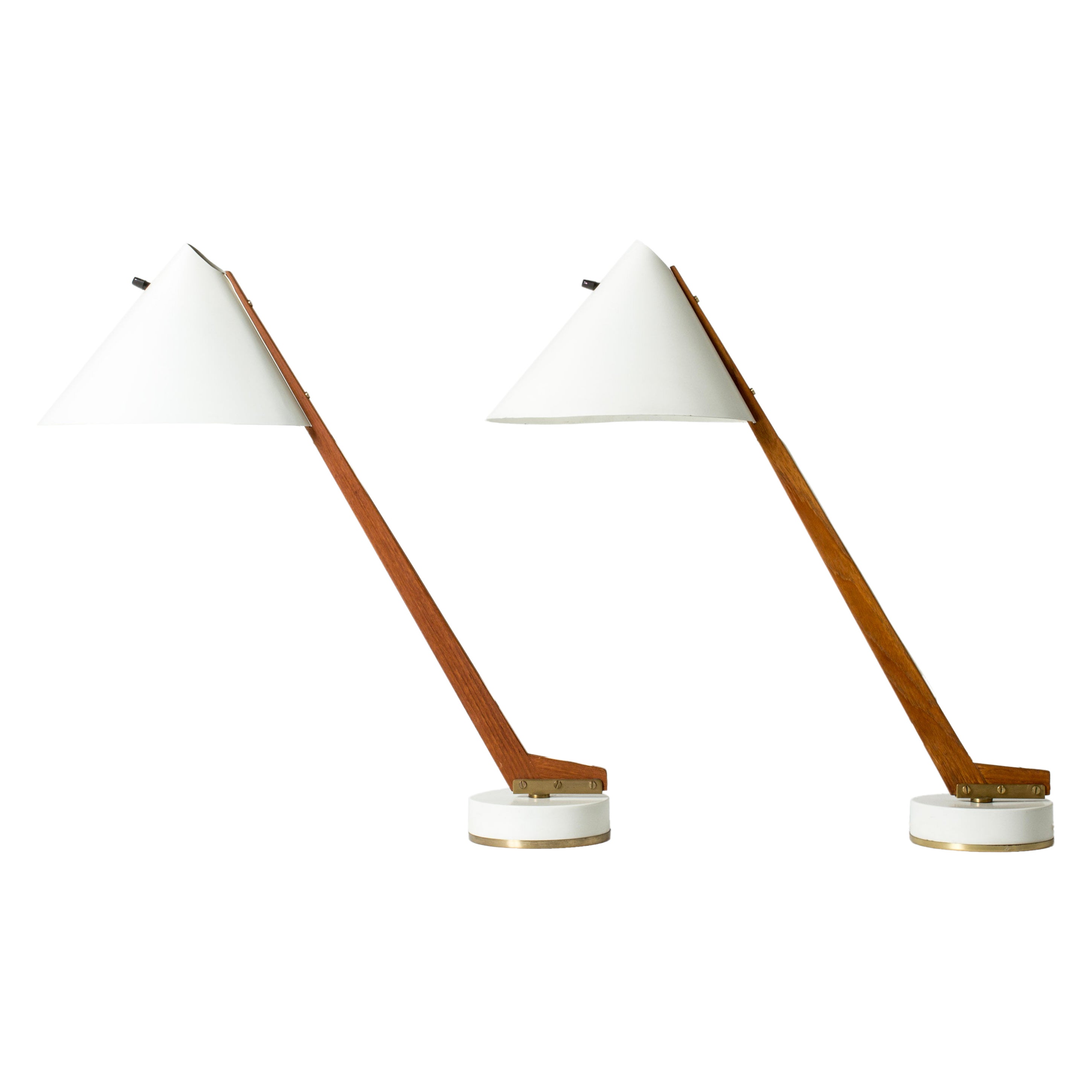 Mid-Century Modern Table Lamp by Hans-Agne Jakobsson, Sweden, 1950s For Sale