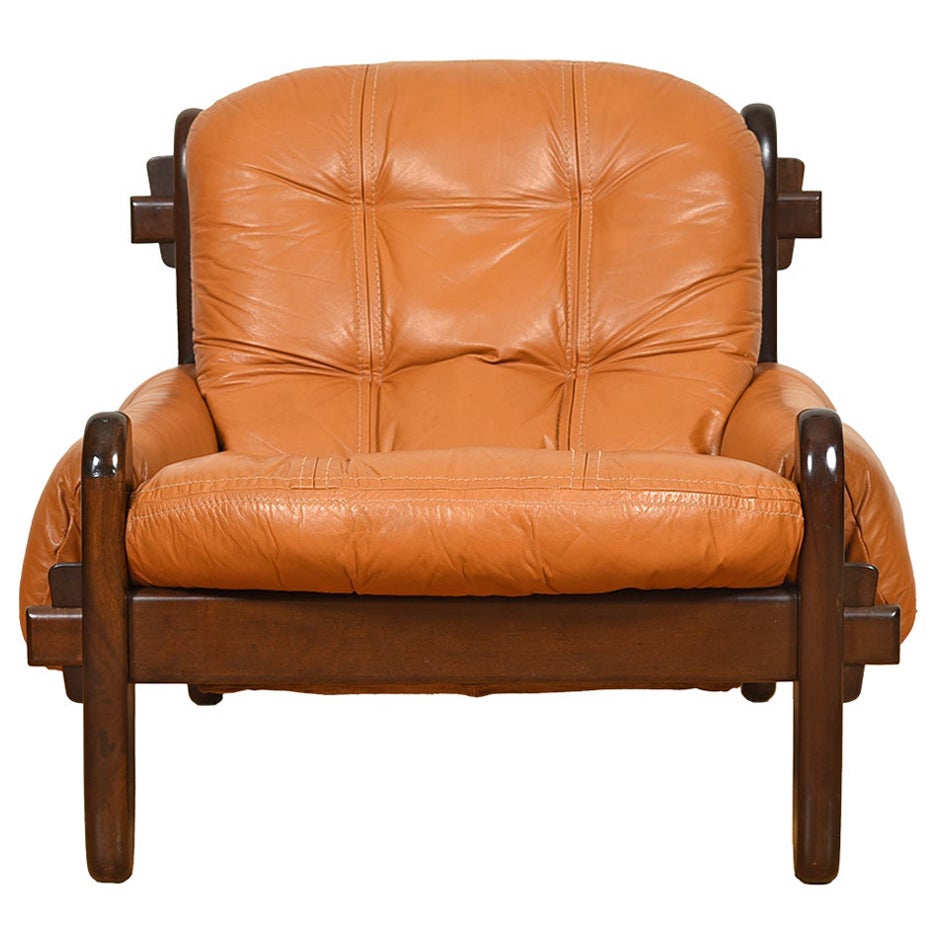 Rare Brazilian Sofa & Lounge Chairs Set by Jean Gillon