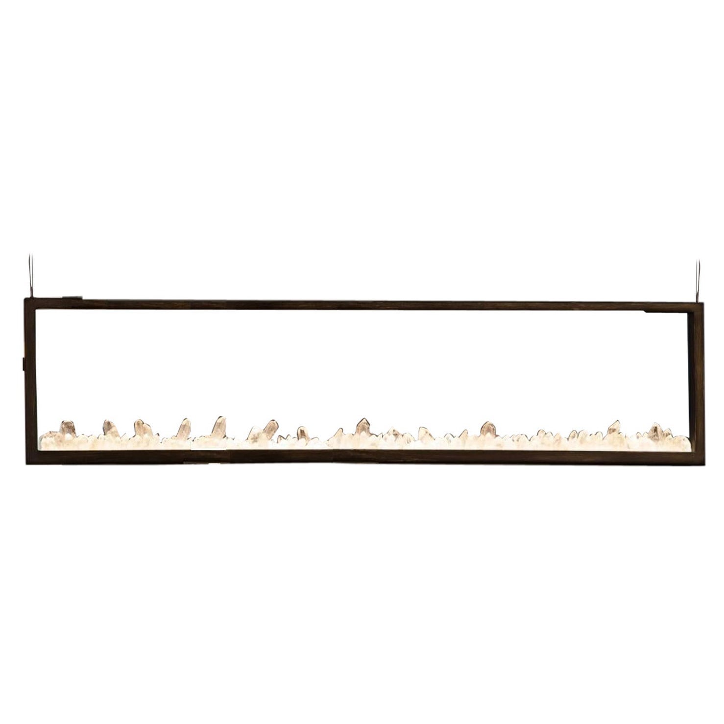 Quartz Horizontal 120 Pendant Lamp by Aver  For Sale