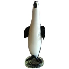 Penguin aus Muranoglas
