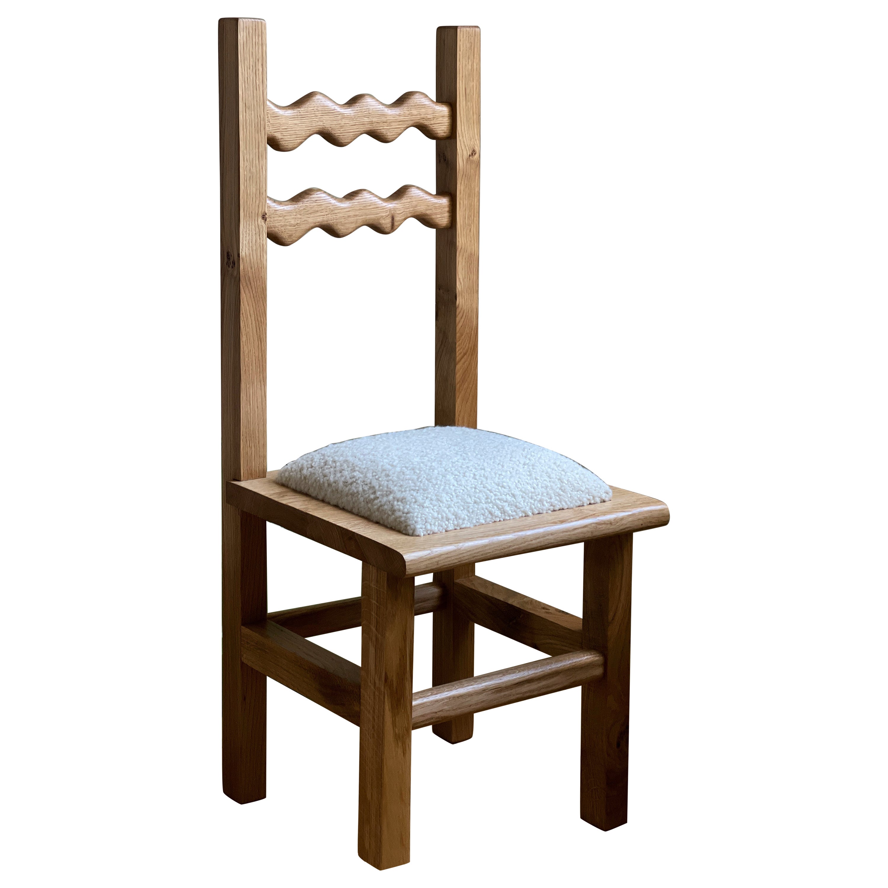 Sunday Chair Oak and Boucle