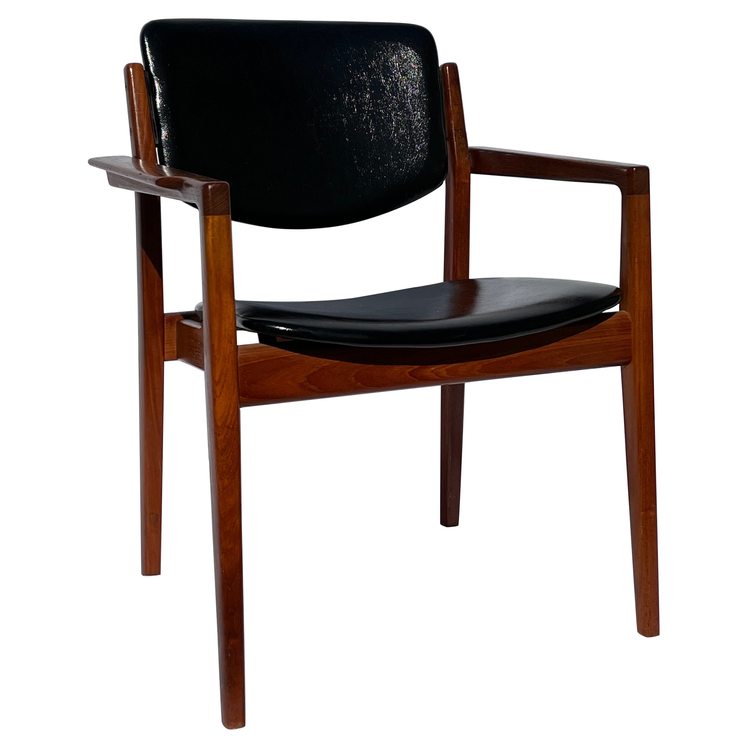 Finn Juhl für France and Son, Modell 196, dänischer Sessel, Moderne der Mitte des Jahrhunderts
