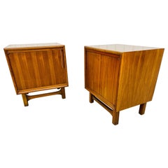 Mid-Century Modern Walnut Nightstands