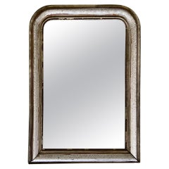 French Silver Gilt Louis Philippe Wall Mirror