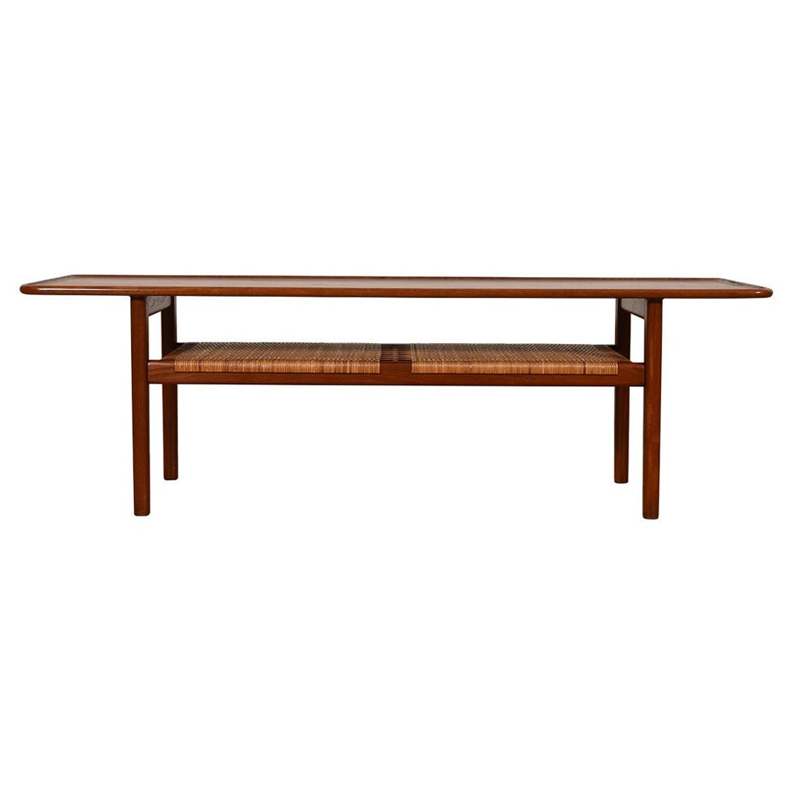 Table basse danoise en teck de Hans Wegner pour Andreas Tuck