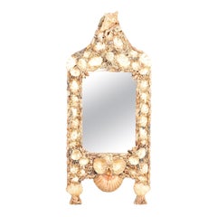 19th Century French Shell Mirror