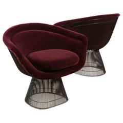 Early Lounge Chairs Designed by Warren Platner for Knoll International