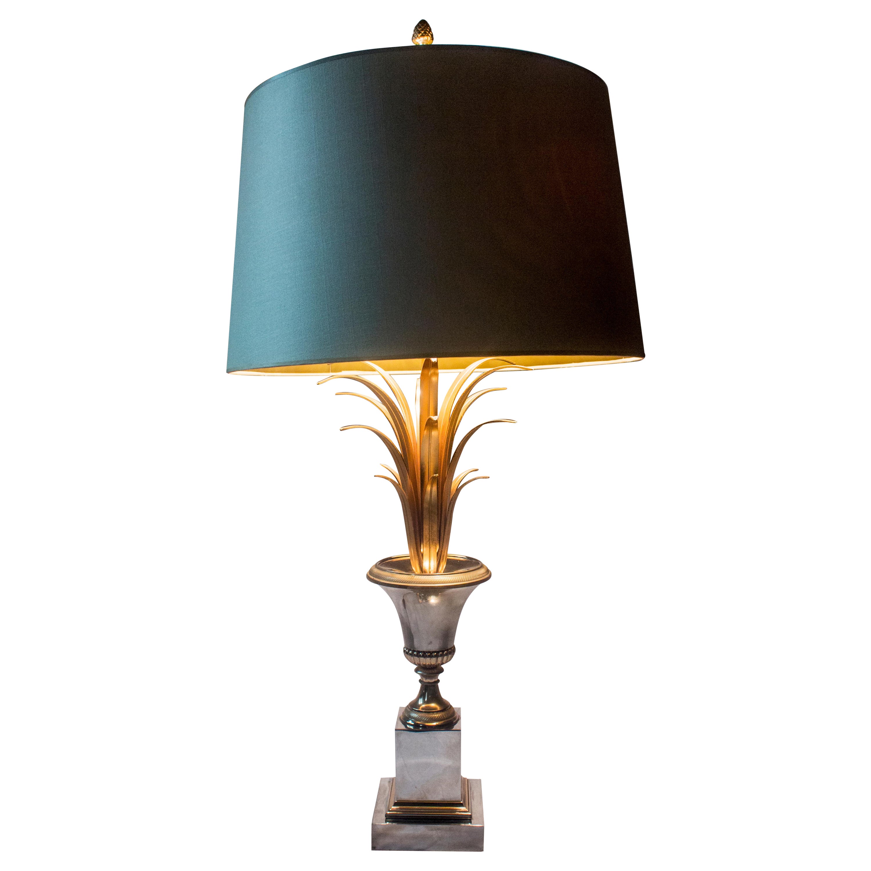 Brass Table Lamp by Boulanger, 1980s, Belgium For Sale