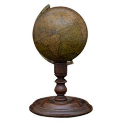 Antique Desk Globe by Smith and Son, circa 1860