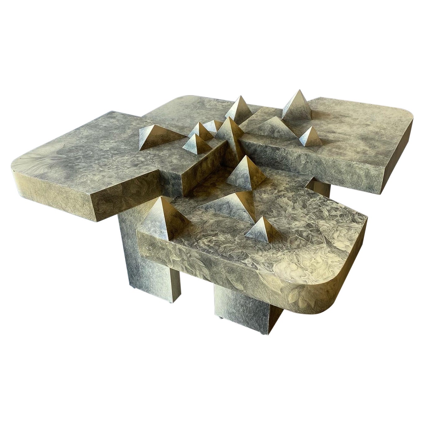 Sculptural Coffee Table, Edward Rokosz, 1992 For Sale