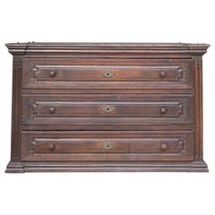 Used Late 18th Century Provincial Chest of Drawers Made of Oak